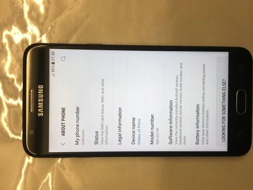 SAMSUNG GALAXY J5 PRIME- SM-G570F,16GB,BLACK,ACCESSORIES,LOCAL