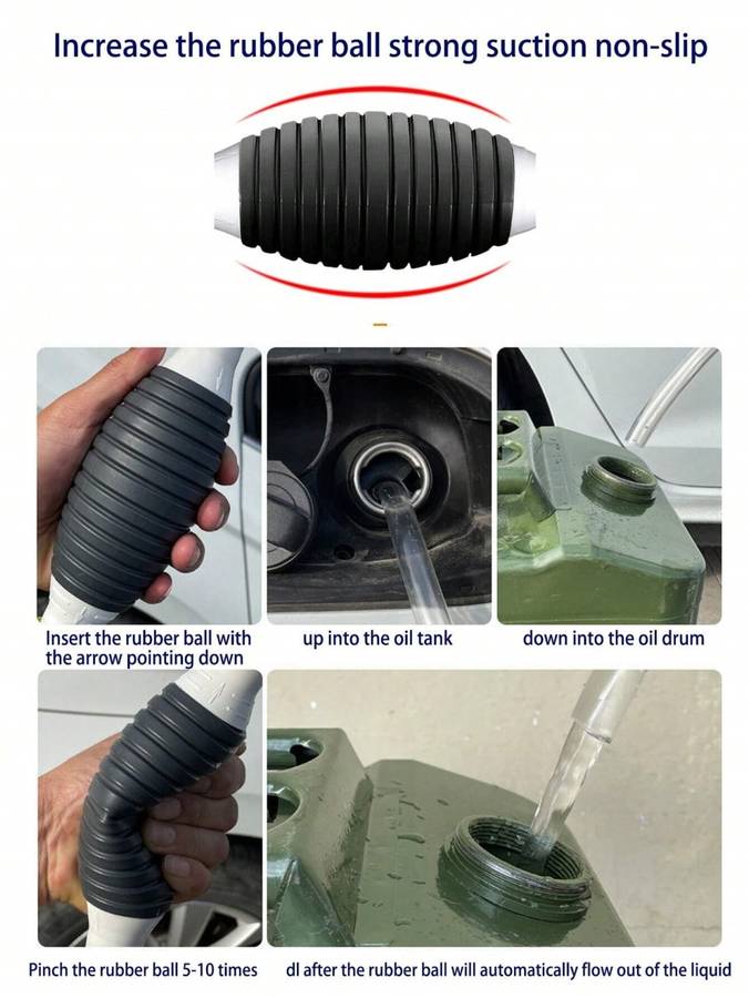 Water Pump With Full Set Of Hoses And Liquid Transfer Nozzle