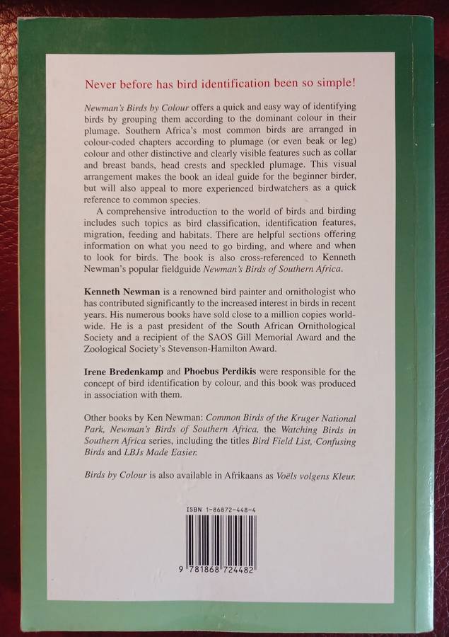 Newman's Birds by Colour by Kenneth Newman