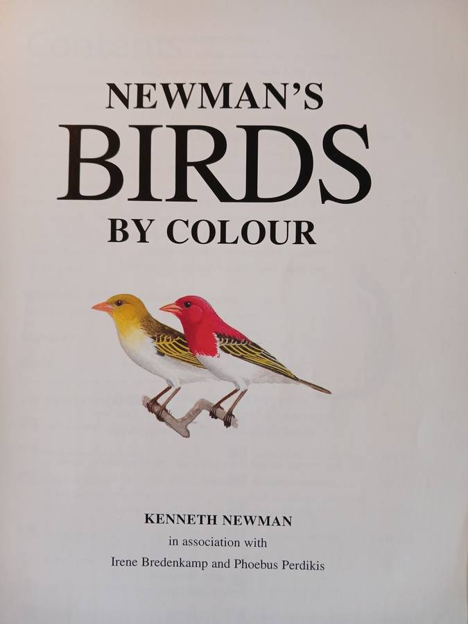 Newman's Birds by Colour by Kenneth Newman