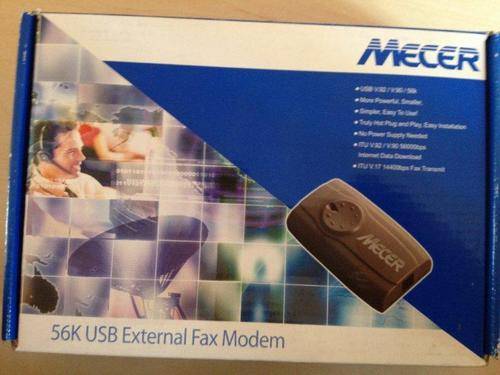 MECER 56K USB EXTERNAL FAX MODEM
