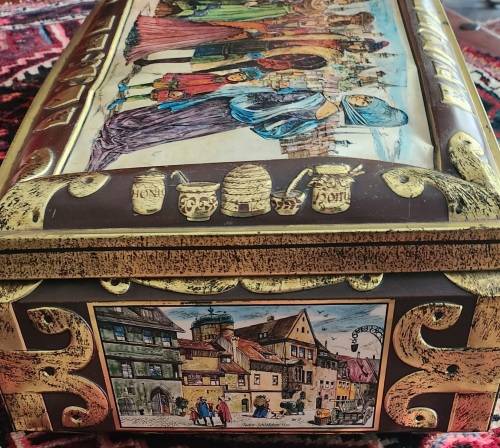 Leberkuch Collectable Tin by Otto Schmidt Nurnberg Germany