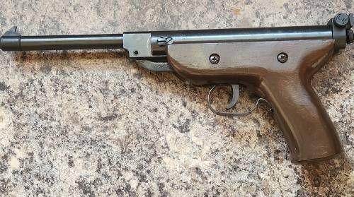 Vintage ` Luger Style ` Air pellet gun ,collectors item