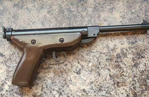 Vintage ` Luger Style ` Air pellet gun ,collectors item