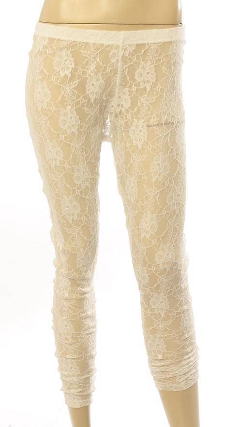 Pink Rose  Lace leggings from US - New (S)