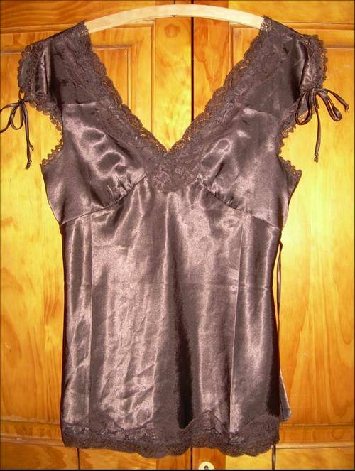 SLICK silky lace gorgeous flattering evening top 12