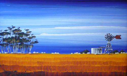 Antoinette Ohlenshlager Landscape 38 cm x 23 cm