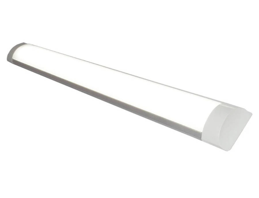 1X 60cm Clear LED Batten Ceiling Light - 18Watt