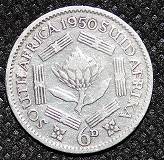 1950, Silver Sixpence - King George VI