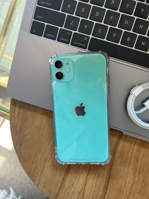 iPhone 11 Aqua Green  (64GB)  Great Condition + Charger and pouch