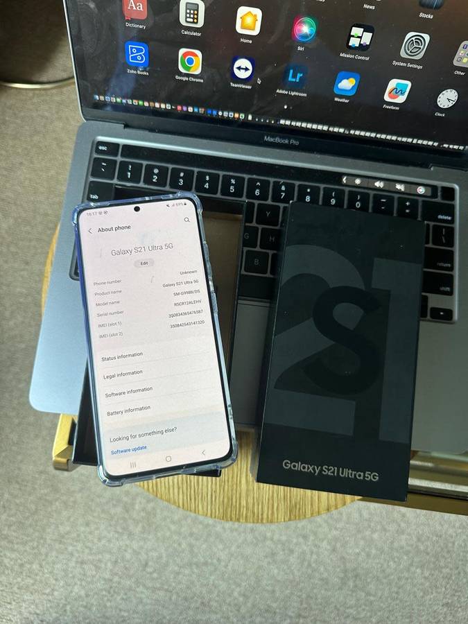 Samsung Galaxy S21 Ultra Phantom Black 12GB Ram (256GB)