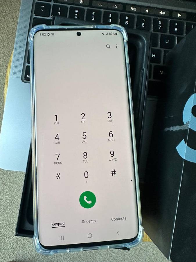 Refurbished Samsung Galaxy S20 Plus Cloud Blue (128GB) In Excellent Condition +Box + Accessories