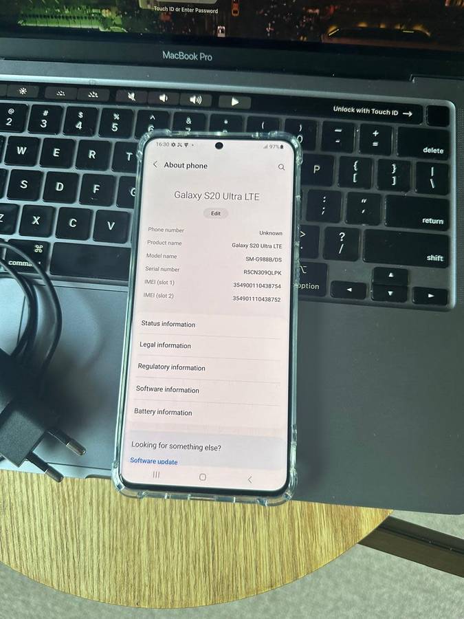 Samsung Galaxy S20 Ultra, Black 12GB RAM (256GB)