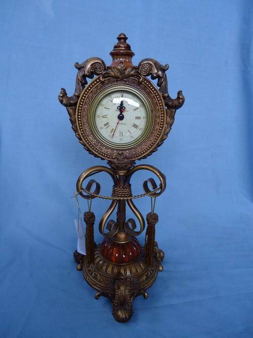 Cold Cast iron (French Style) mantel clock