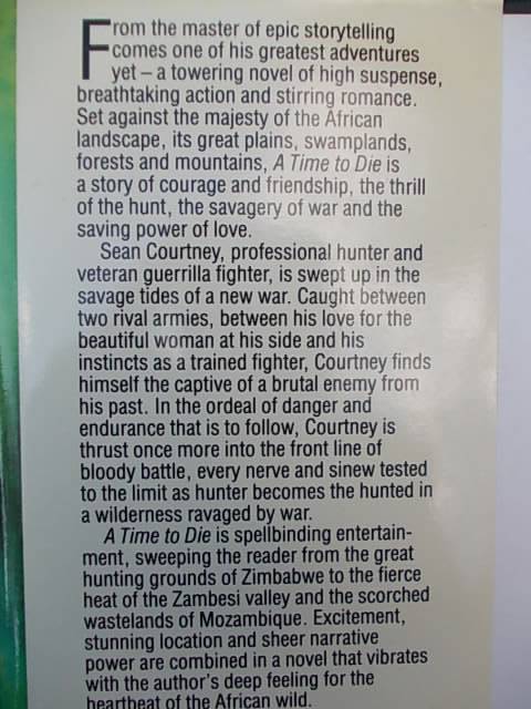 A TIME TO DIE - Wilbur Smith