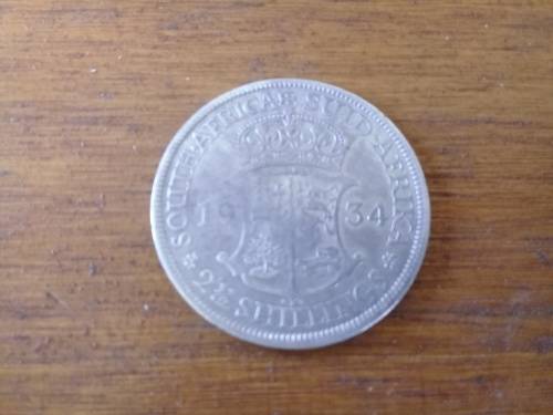 Top Grade SA Union: 1934 Halfcrown