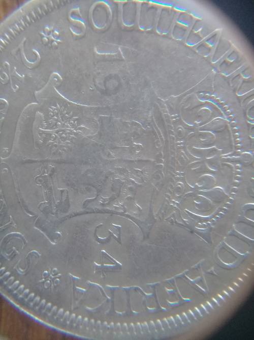 Top Grade SA Union: 1934 Halfcrown