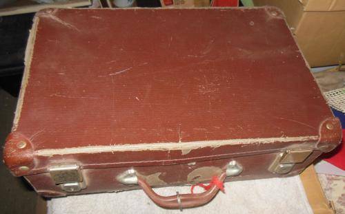 Small Brown School Suitcase