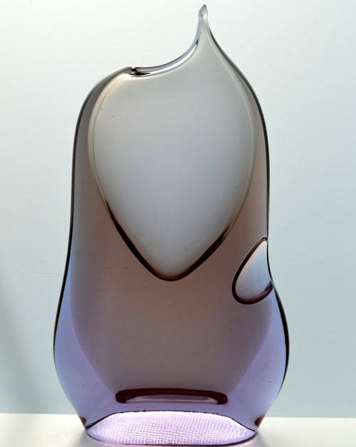* MOST ELEGANT & MOUTHWATERINGLY BEAUTIFUL CZECH ART GLASS VASE, DESIGNED BY JOSEF CVRCEK