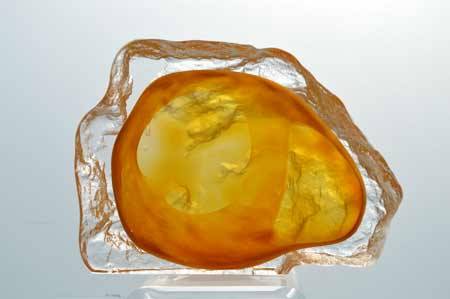 ** ART GLASS SCULPTURE - CZECH ART GLASS AT ITS BEST! CONTEMPORAY DESIGN BY HVLAKA