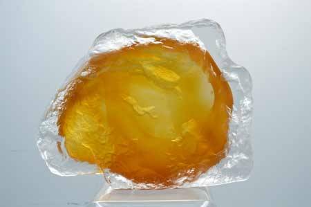 ** ART GLASS SCULPTURE - CZECH ART GLASS AT ITS BEST! CONTEMPORAY DESIGN BY HVLAKA