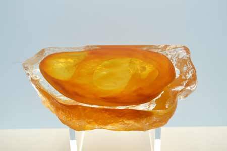 ** ART GLASS SCULPTURE - CZECH ART GLASS AT ITS BEST! CONTEMPORAY DESIGN BY HVLAKA
