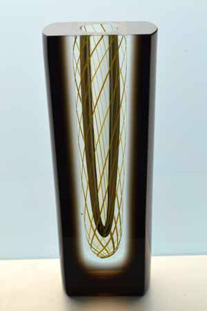 MAGNIFICENT 21st CENTURY CZECH ART GLASS! CONTEMPORAY DESIGN BY MR PAVEL HAVELKA (Zdár nad Sázavou)