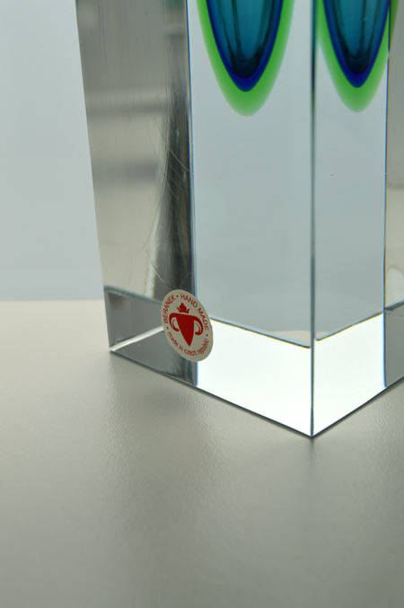 PERFECT & MAGNIFICENT CZECH ART GLASS VASE DESIGNED FOR BERANEK GLASSWORKS BY PROF JAROSLAV SVOBODA