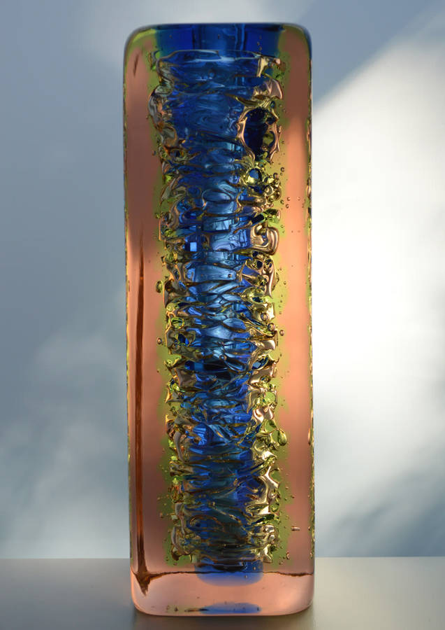 Magnificent rare vase / sculptural object by Frantisek Vizner (1936-2011): A unique collector's item