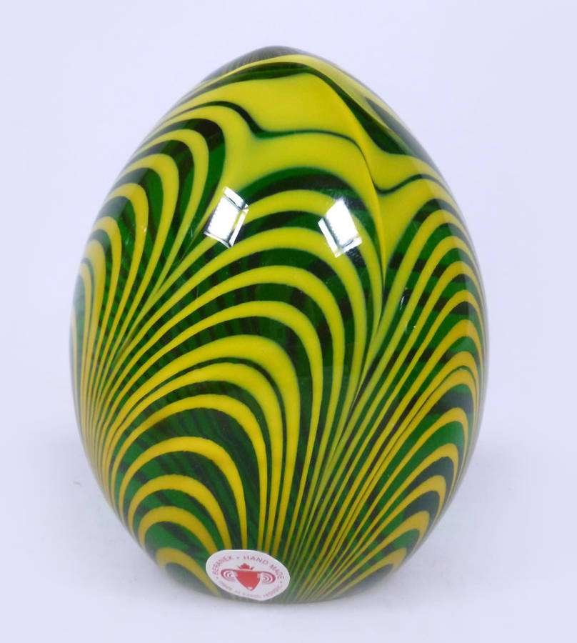 ** A LARGE & DAZZLINGLY BEAUTIFUL CZECH ART GLASS PAPERWEIGHT DESIGNED BY JIRI SAMEK FOR BERANEK