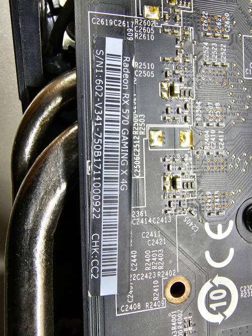 MSi Radeon RX 570 - 4GB Graphics card