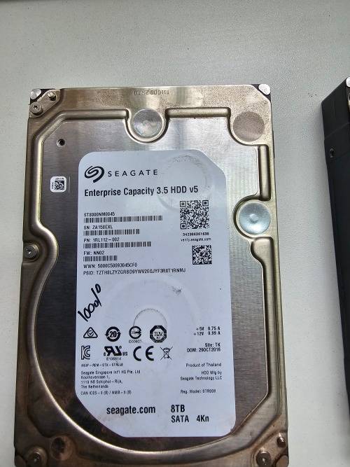 8TB Seagate Enterprise Hard Drive