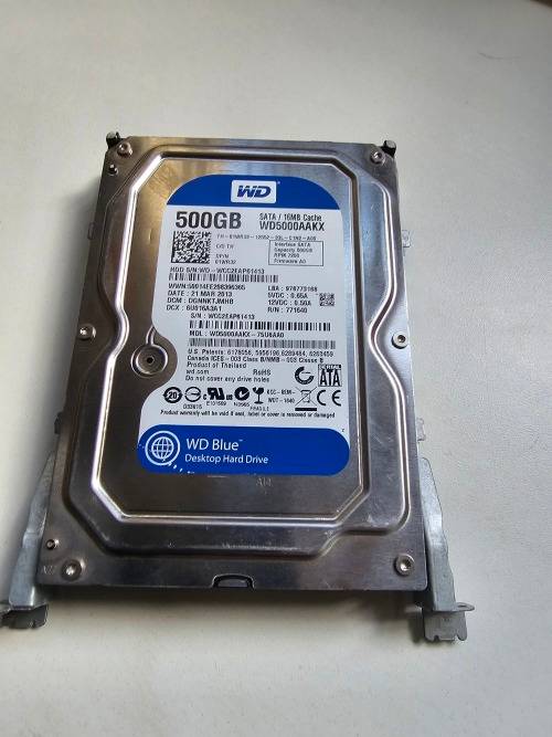5 x 500GB Western Digital Hard Drives