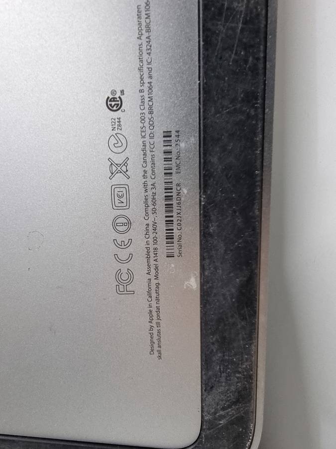 iMac 21.5 inch (Late 2012) i5 2.7GHz 1TB HDD 8GB RAM GeForce GT 640 512Mb