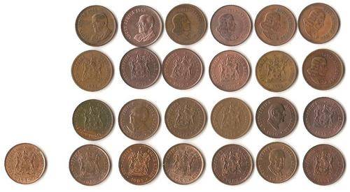 RSA 1/2 c and 1c LOT of 31 COINS....SEE DESCRIPTION
