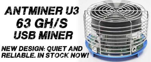 Antminer U3 63GH/S Bitmain USB miner