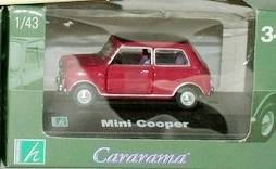 MINI COOPER CARARAMA 1/43 RED MIB
