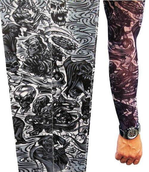 1 x Grim Reaper- tattoo sleeves - one size