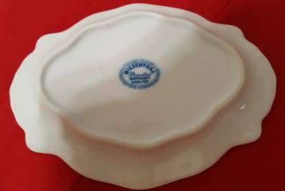 Wiesenthal Porzellan Wirtshaft Kwalitat White Small Oval Platter