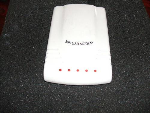 USED 56kB USB MODEM WITH DRIVER DISC