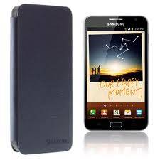 SAMSUNG GALAXY NOTE N7000 + FLIP COVER BLACK IN GREAT CONDITION