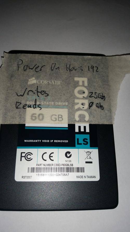 CORSAIR Force LS 60G SATA SSD Drive (2.5")