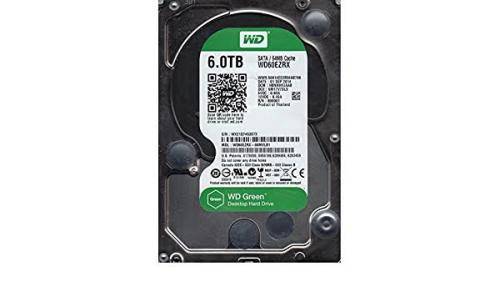 Green Western Digital 6TB Sata Hard Drive, 64MB Cache, 3.5 inch Worth Price R4249. 00