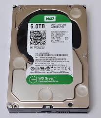 Green Western Digital 6TB Sata Hard Drive, 64MB Cache, 3.5 inch Worth Price R4249. 00