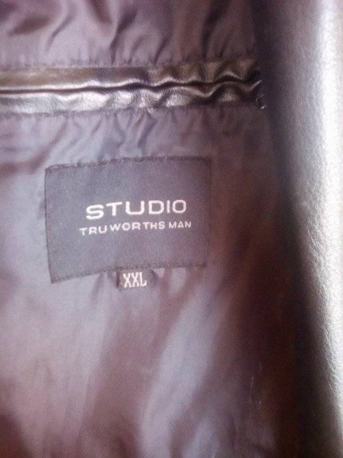 Genuine Leather Trench Coat Jacket