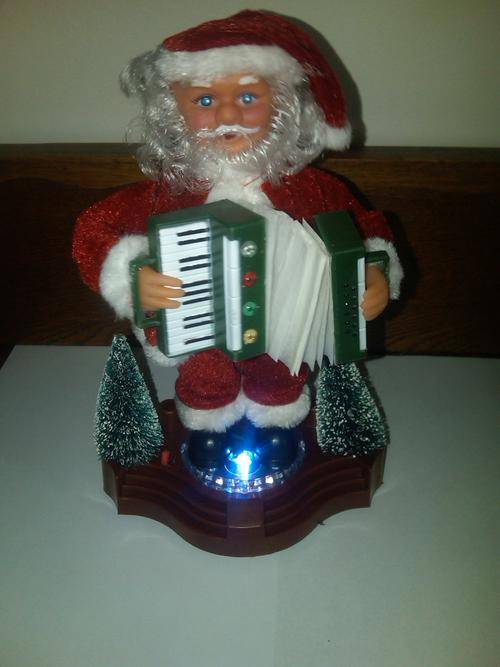 New!! Dancing Christmas Santa Claus with music and red Christmas hat!!
