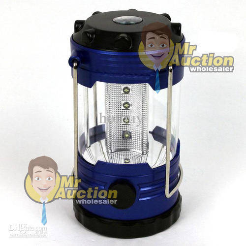 12 LED Bivouac Hiking Camping Light Lantern Compass