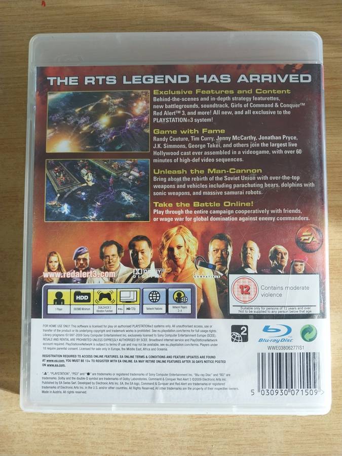 Command & Conquer Red Alert 3 Ultimate Edition - Ps3