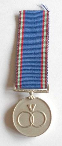 MINIATURE VENDA DISTINGUISHED SERVICE MEDAL SILVER