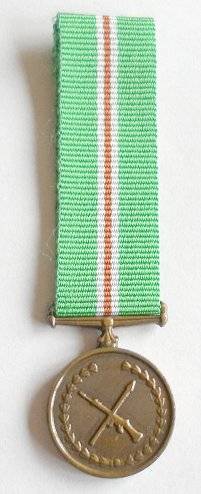 MINIATURE TRANSKEI MILITARY RULE MEDAL